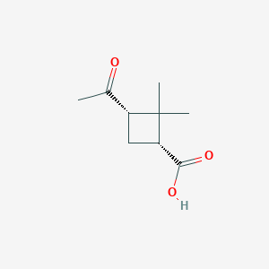 (1R,3S)-3-acetyl-2,2-dimethylcyclobutane-1-carboxylicacidͼƬ