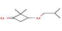 2,2-dimethyl-3-(2-methylpropoxy)cyclobutan-1-oneͼƬ