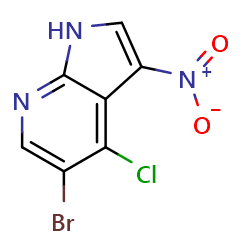 5-bromo-4-chloro-3-nitro-1H-pyrrolo[2,3-b]pyridineͼƬ