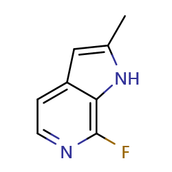 7-fluoro-2-methyl-1H-pyrrolo[2,3-c]pyridineͼƬ