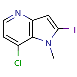 7-chloro-2-iodo-1-methyl-1H-pyrrolo[3,2-b]pyridineͼƬ