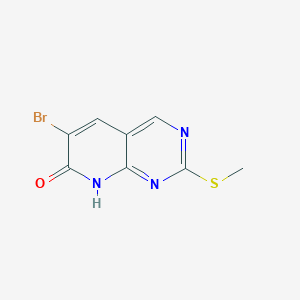 6-bromo-2-(methylsulfanyl)-7H,8H-pyrido[2,3-d]pyrimidin-7-oneͼƬ