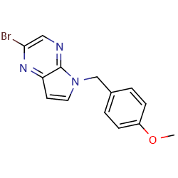 2-bromo-5-[(4-methoxyphenyl)methyl]-5H-pyrrolo[2,3-b]pyrazineͼƬ