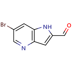 6-bromo-1H-pyrrolo[3,2-b]pyridine-2-carbaldehydeͼƬ