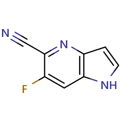 6-fluoro-1H-pyrrolo[3,2-b]pyridine-5-carbonitrileͼƬ