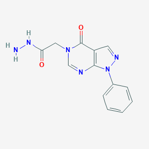 2-(4-oxo-1-phenyl-1,4-dihydro-5H-pyrazolo[3,4-d]pyrimidin-5-yl)acetohydrazideͼƬ