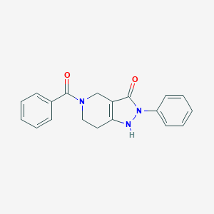 5-benzoyl-2-phenyl-1H,2H,3H,4H,5H,6H,7H-pyrazolo[4,3-c]pyridin-3-oneͼƬ