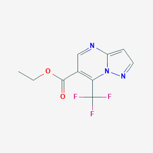 Ethyl 7-(trifluoromethyl)pyrazolo-[1,5-a]pyrimidine-6-carboxylateͼƬ