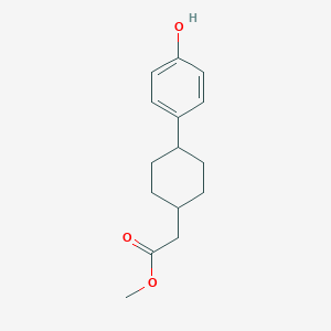 Methyl 2-(4-(4-hydroxyphenyl)cyclohexyl)acetateͼƬ