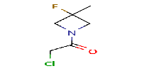 2-Chloro-1-(3-fluoro-3-methylazetidin-1-yl)ethanoneͼƬ