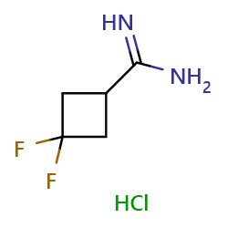 3,3-Difluorocyclobutane-1-carboximidamidehydrochlorideͼƬ