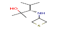 (3S)-2,4-dimethyl-3-[(thietan-3-yl)amino]pentan-2-olͼƬ