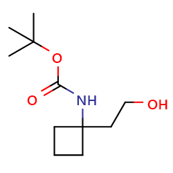 tert-butylN-[1-(2-hydroxyethyl)cyclobutyl]carbamateͼƬ