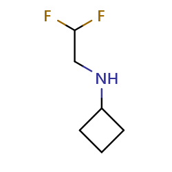 N-(2,2-difluoroethyl)cyclobutanamineͼƬ