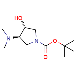 tert-butyl(3R,4R)-rel-3-(dimethylamino)-4-hydroxypyrrolidine-1-carboxylateͼƬ