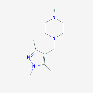 1-[(1,3,5-trimethyl-1H-pyrazol-4-yl)methyl]piperazineͼƬ