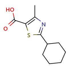 2-cyclohexyl-4-methyl-1,3-thiazole-5-carboxylicacidͼƬ