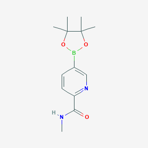 N-Methyl-5-(4,4,5,5-tetramethyl-1,3,2-dioxaborolan-2-yl)picolinamideͼƬ