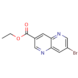 ethyl7-bromo-1,5-naphthyridine-3-carboxylateͼƬ