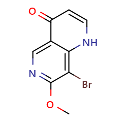 8-bromo-7-methoxy-1,4-dihydro-1,6-naphthyridin-4-oneͼƬ