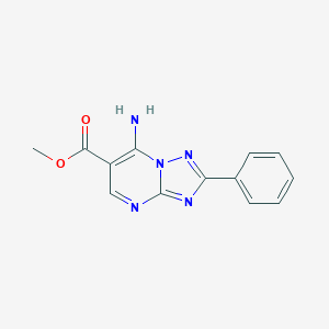 Methyl 7-amino-2-phenyl[1,2,4]triazolo-[1,5-a]pyrimidine-6-carboxylateͼƬ