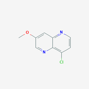 8-chloro-3-methoxy-1,5-naphthyridineͼƬ