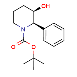 tert-butyl(2R,3R)-3-hydroxy-2-phenylpiperidine-1-carboxylate图片