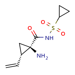 (1R,2S)-1-amino-N-(cyclopropanesulfonyl)-2-ethenylcyclopropane-1-carboxamide图片