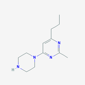 2-Methyl-4-piperazin-1-yl-6-propylpyrimidineͼƬ