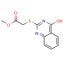 methyl2-[(4-hydroxyquinazolin-2-yl)sulfanyl]acetateͼƬ