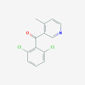 3-(2,6-Dichlorobenzoyl)-4-methylpyridineͼƬ