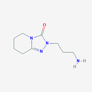 2-(3-Aminopropyl)-2H,3H,5H,6H,7H,8H-[1,2,4]triazolo[4,3-a]pyridin-3-oneͼƬ