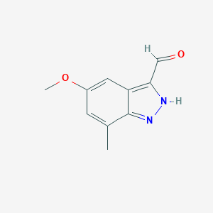 7-Methyl-5-methoxy-3-formyl(1H)indazoleͼƬ