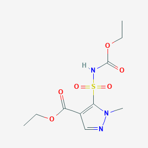 N-(Ethoxycarbonyl)-4-ethoxycarbonyl-1-methylpyrazole-5-sulfonamideͼƬ