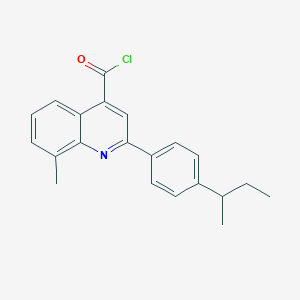 2-(4-sec-butylphenyl)-8-methylquinoline-4-carbonyl chlorideͼƬ