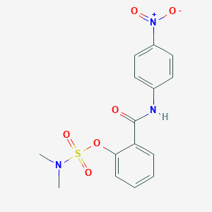 N,N-Dimethyl{2-[(4-nitroanilino)carbonyl]phenyl}sulfamateͼƬ