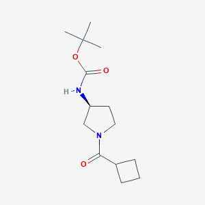 (S)-tert-Butyl 1-(cyclobutanecarbonyl)pyrrolidin-3-ylcarbamateͼƬ