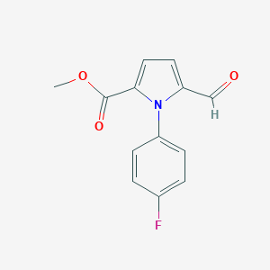 Methyl 1-(4-Fluorophenyl)-5-Formyl-1H-Pyrrole-2-CarboxylateͼƬ