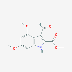 methyl 3-formyl-4,6-dimethoxy-1H-indole-2-carboxylateͼƬ