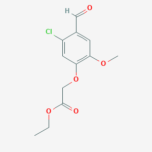 ethyl(5-chloro-4-formyl-2-methoxyphenoxy)acetateͼƬ