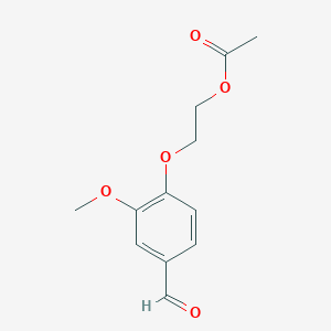 2-(4-formyl-2-methoxyphenoxy)ethyl acetateͼƬ