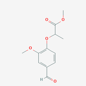 methyl 2-(4-formyl-2-methoxyphenoxy)propanoateͼƬ