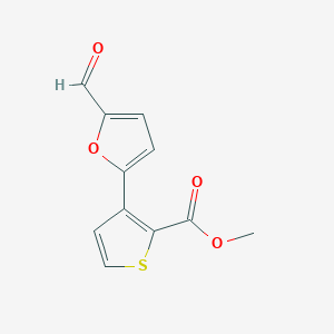 Methyl 3-(5-Formyl-2-furyl)thiophene-2-carboxylateͼƬ