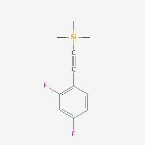 (2,4-Difluorophenylethynyl)trimethylsilaneͼƬ