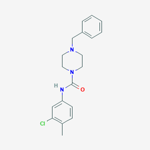 N-(3-Chloro-4-methylphenyl)(4-benzylpiperazinyl)formamideͼƬ