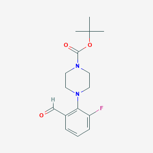 tert-Butyl 4-(3-Fluoro-2-formylphenyl)piperazine-1-carboxylateͼƬ