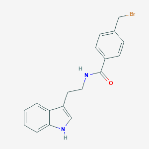 (4-(bromomethyl)phenyl)-N-(2-indol-3-ylethyl)formamide 95%ͼƬ