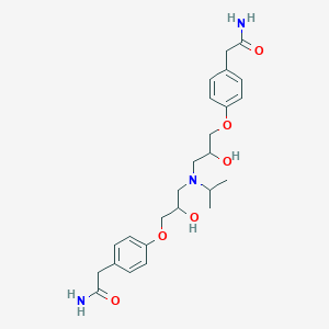 4,4'-[[(1-Methylethyl)imino]bis[(2-hydroxy-3,1-propanediyl)oxy]]bis-benzeneacetamide(Atenolol Impurity F)图片