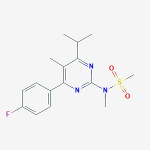 N-[4-(4-Fluorophenyl)-5-methyl-6-(1-methylethyl)-2-pyrimidinyl]-N-methylmethanesulfonamideͼƬ