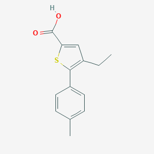 4-Ethyl-5-p-tolyl-thiophene-2-carboxylic acidͼƬ